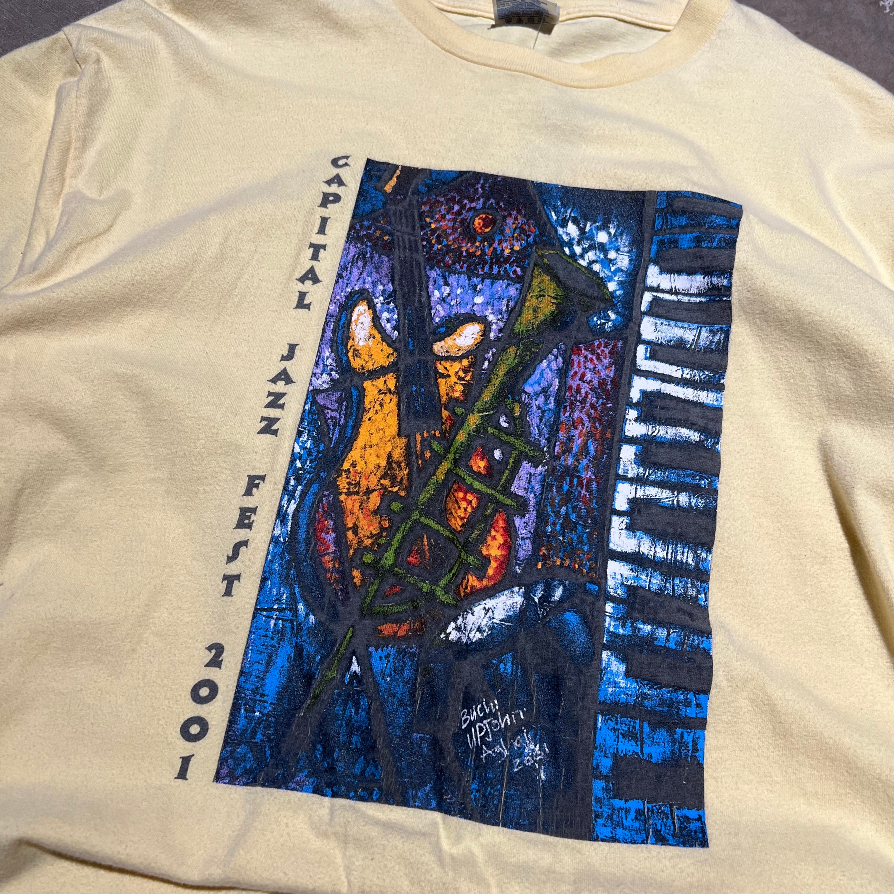 size xl - Vintage ' 2001 Capital Jazz Fest ' tee