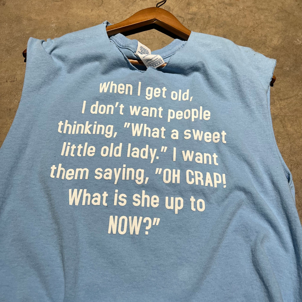 size large - Vintage ' When i get Old ' tee