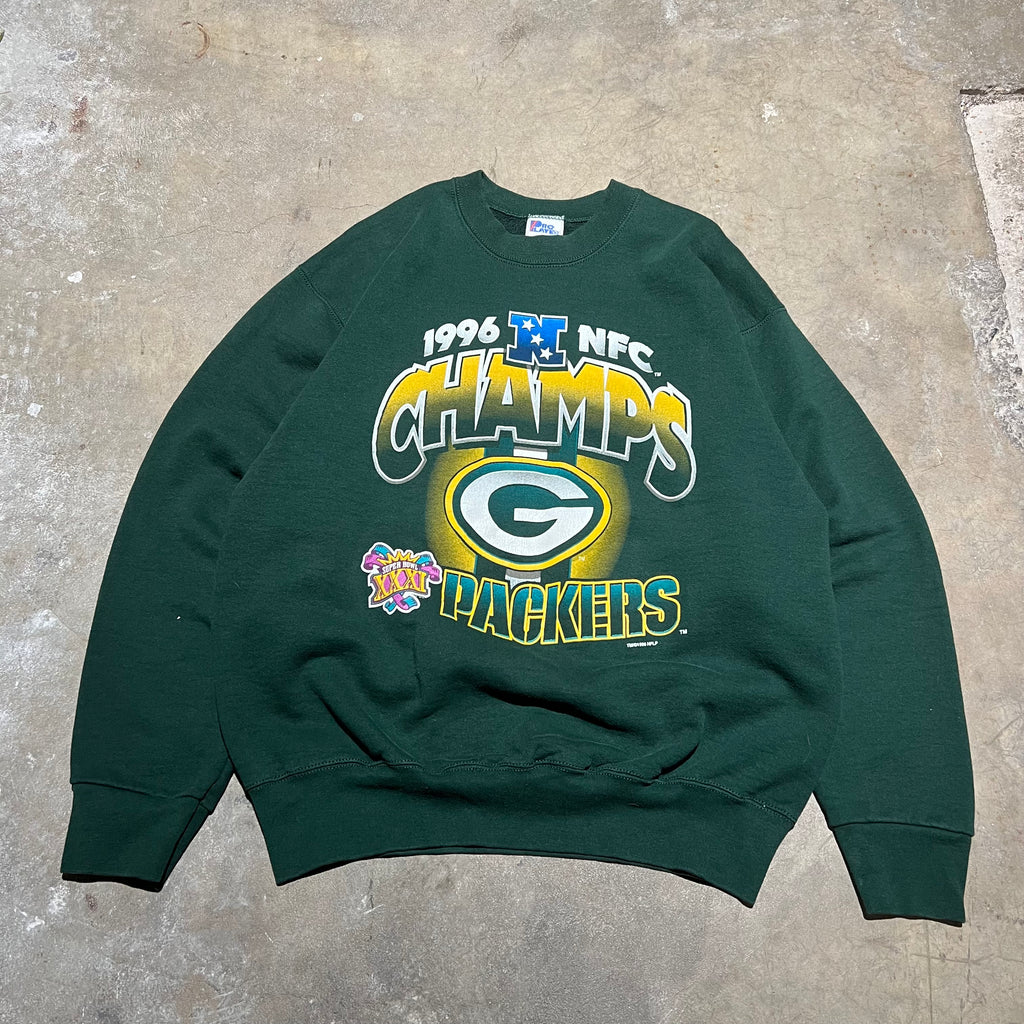 size xl - Vintage ' 1996 Green Bay Packers pro player ' crewneck