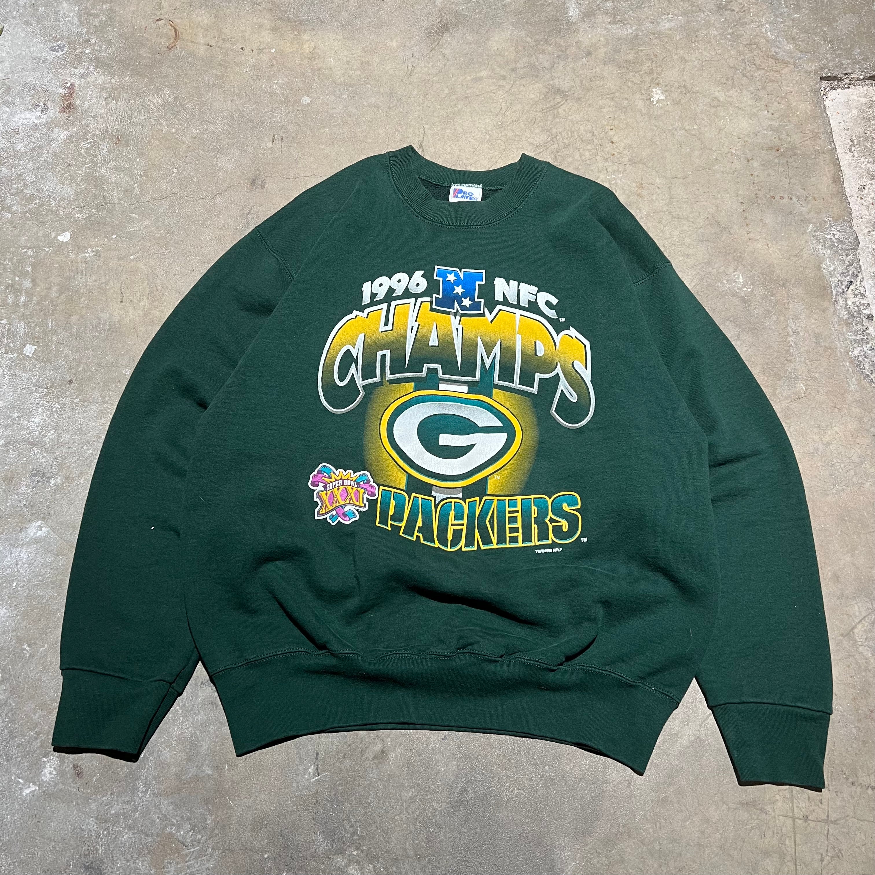 size xl - Vintage ' 1996 Green Bay Packers pro player ' crewneck