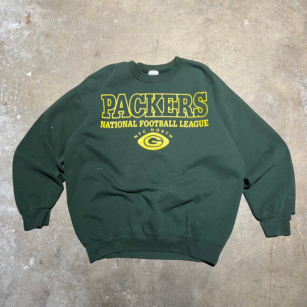 size large - Vintage ' Green Bay Packers ' crewneck