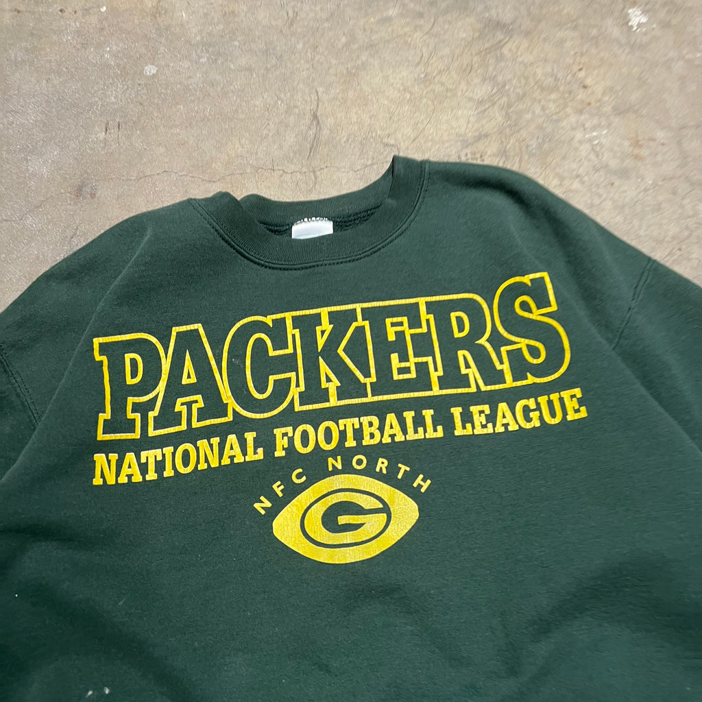 size large - Vintage ' Green Bay Packers ' crewneck