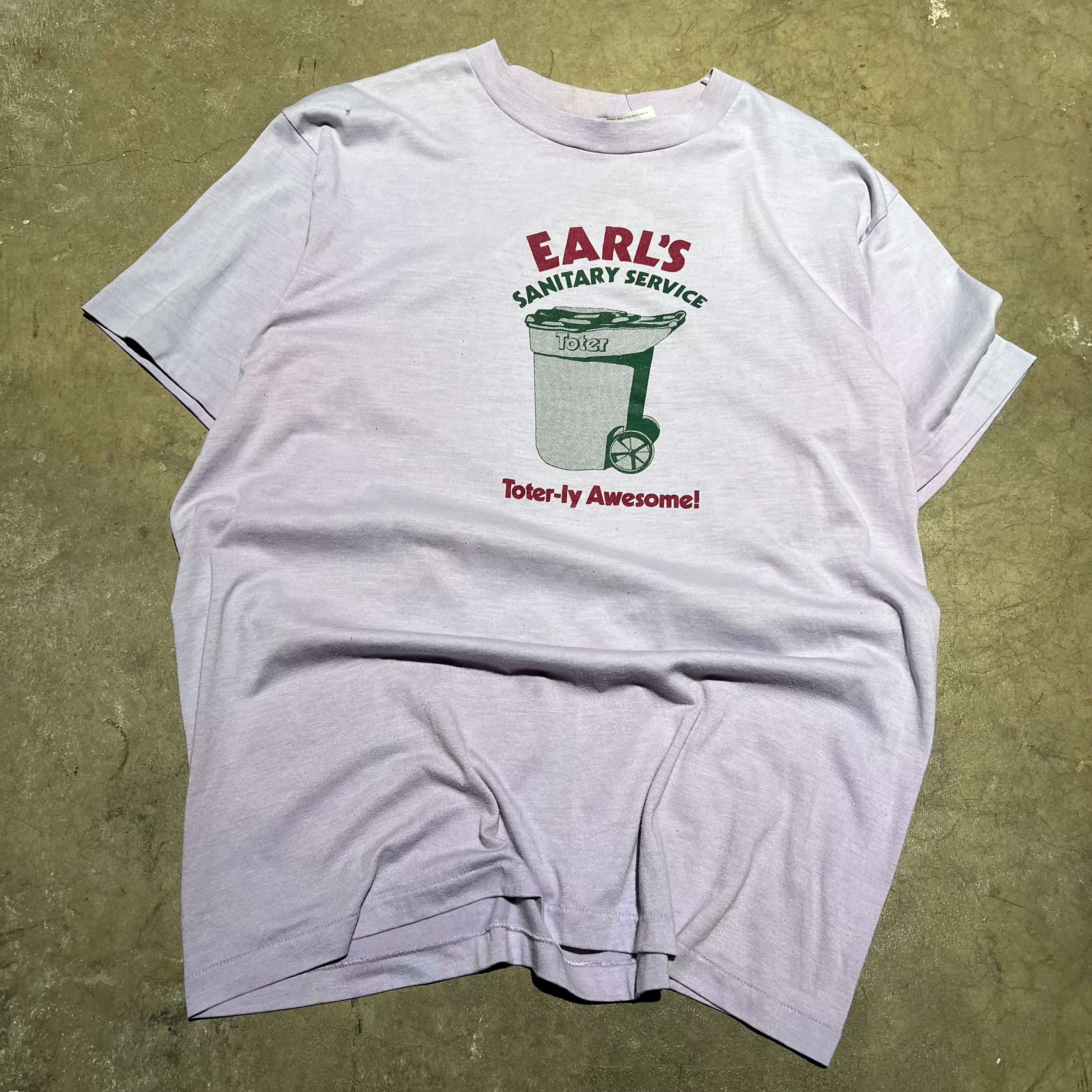 size large - Vintage ' 80's Earls Sanitary Service Toter ' tee