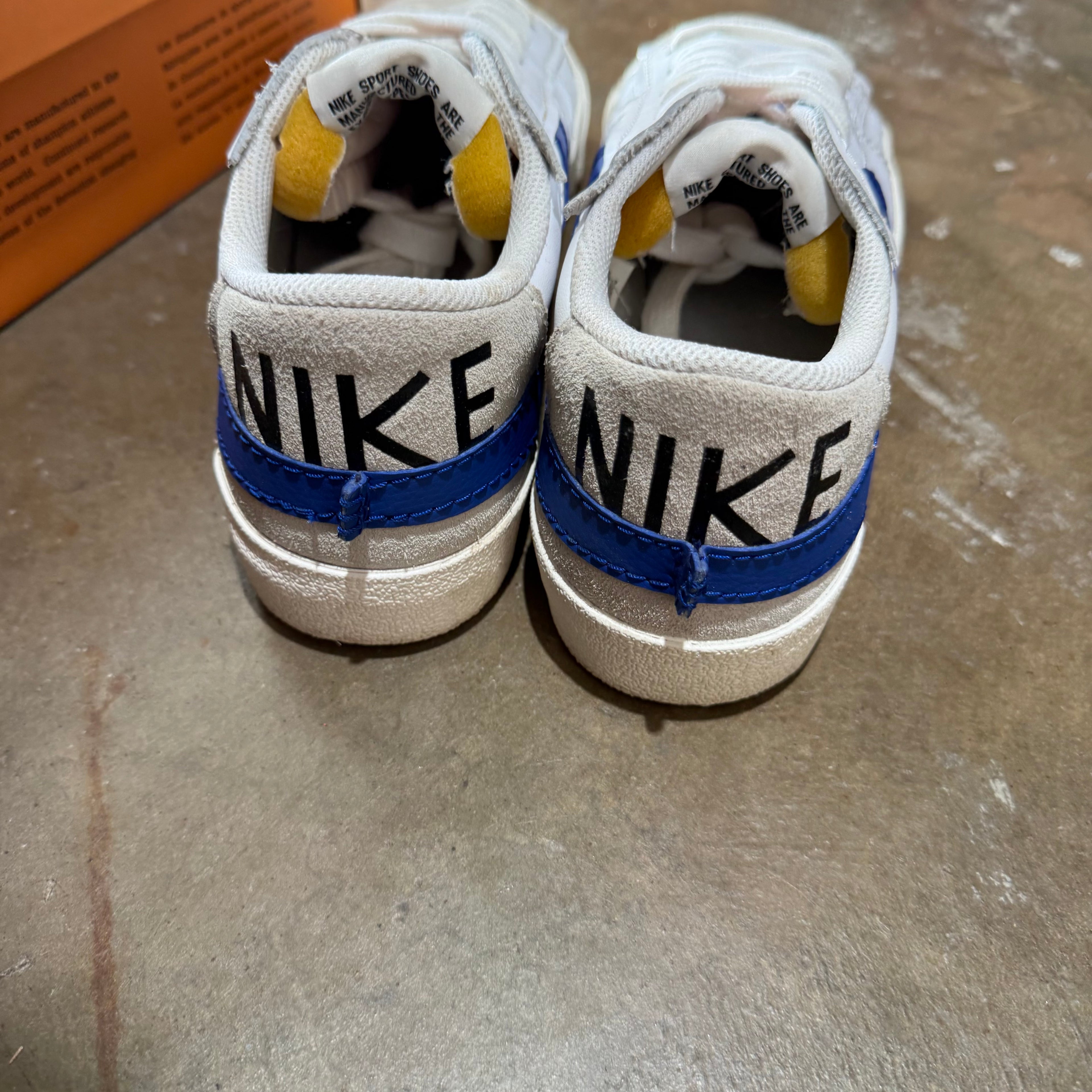 size 10 - Blazer Low 77 Jumbo ' White Old Royal '