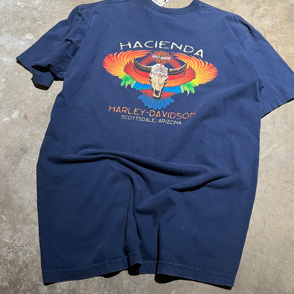 size xl - Vintage ' Harley Davidson Hacienda ' tee