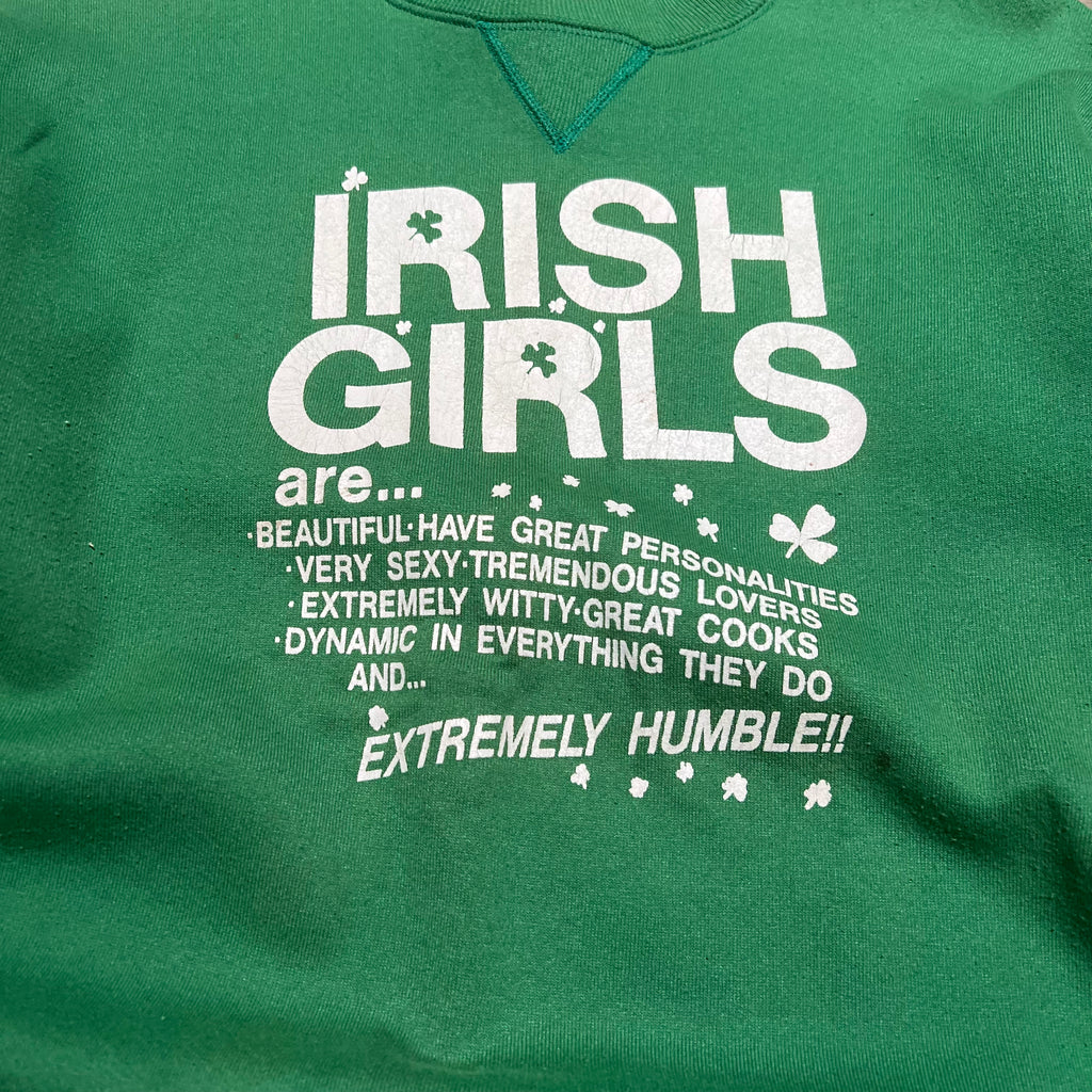 size large - Vintage ' Irish Girls ' tee