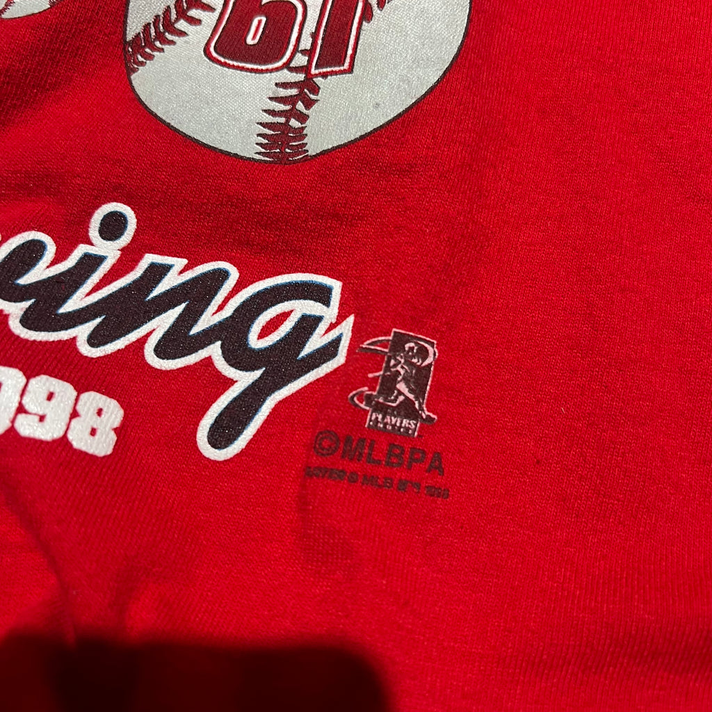 size xl - Vintage ' 1998 Sultan of Swing Mark Mcgwire ' tee