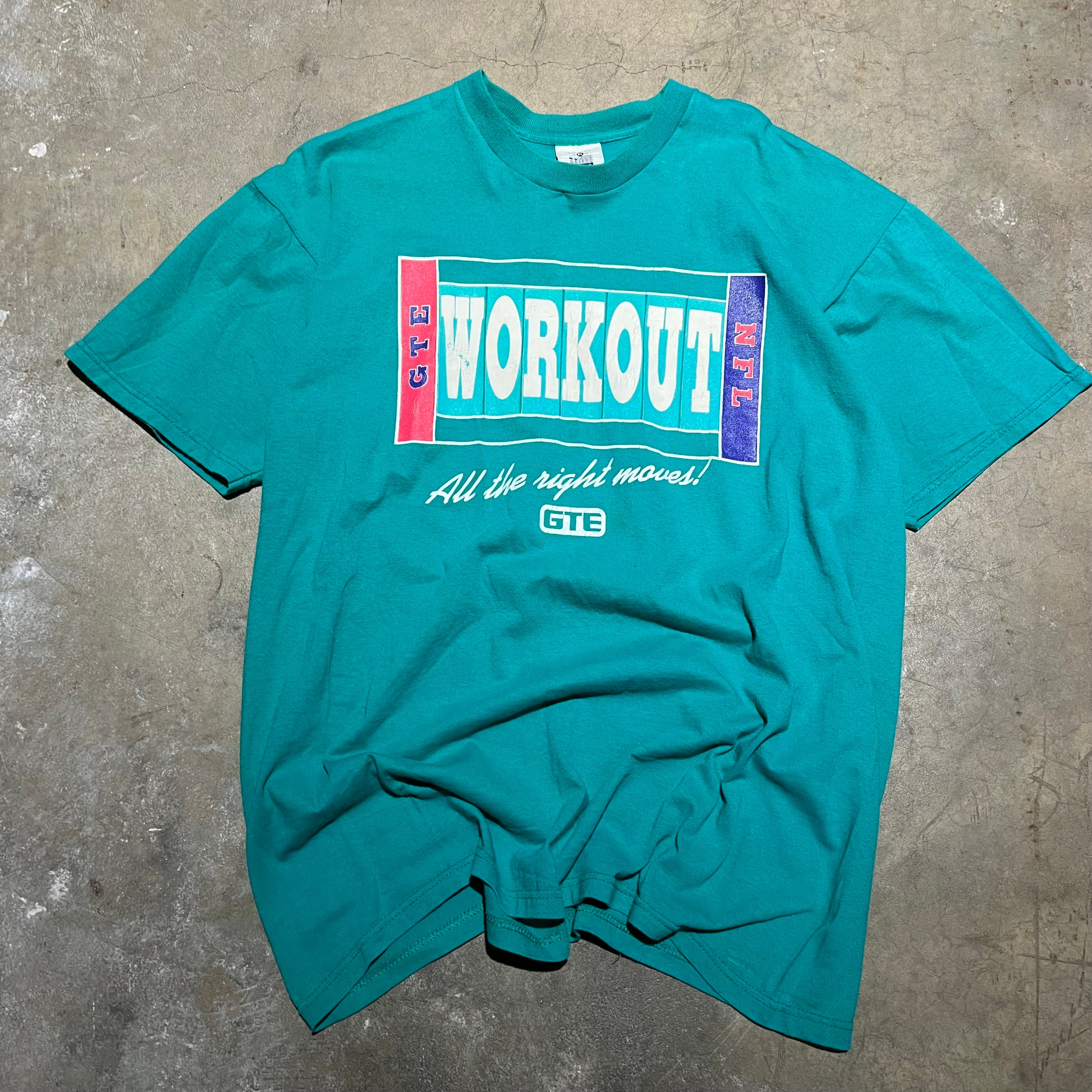 size xl - Vintage ' GTE Workout NFL ' tee