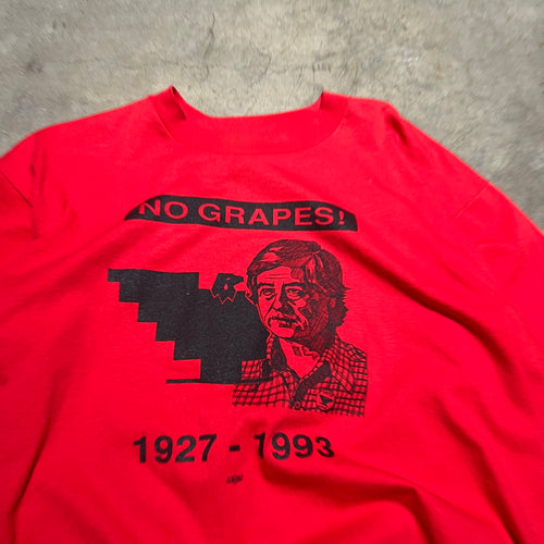 size xl - Vintage ' No Grapes ' tee