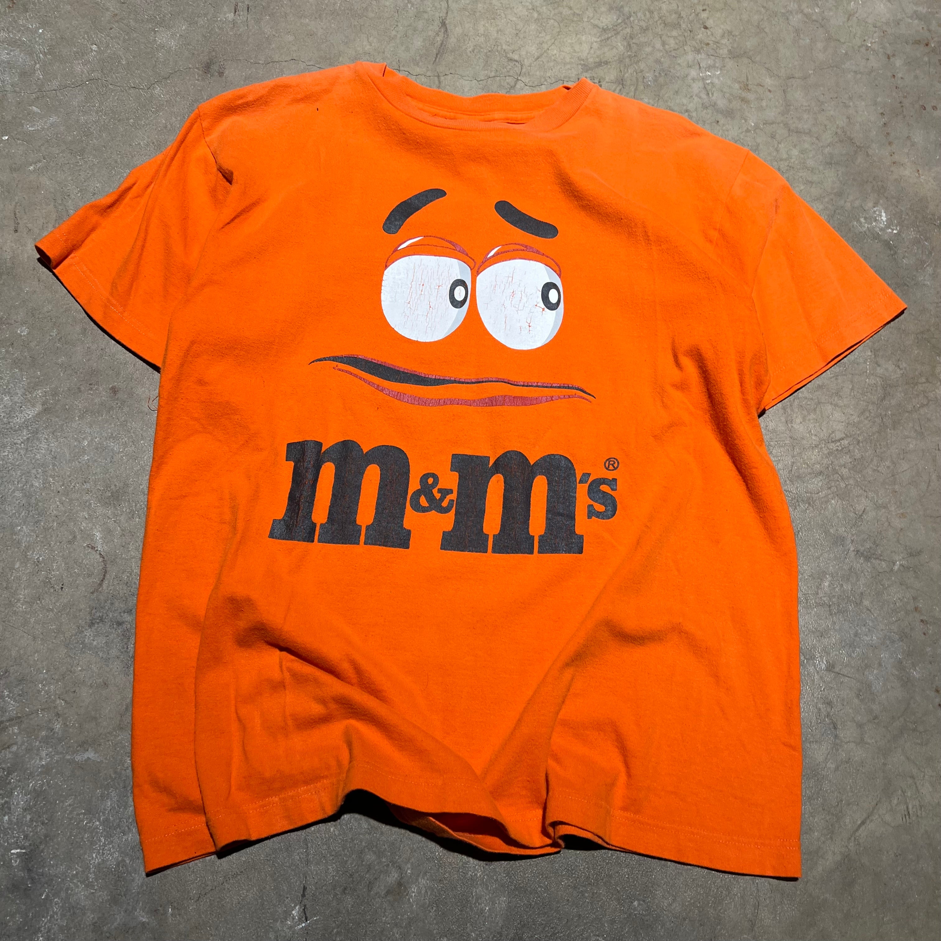 size medium - Vintage ' Orange M&M's ' tee