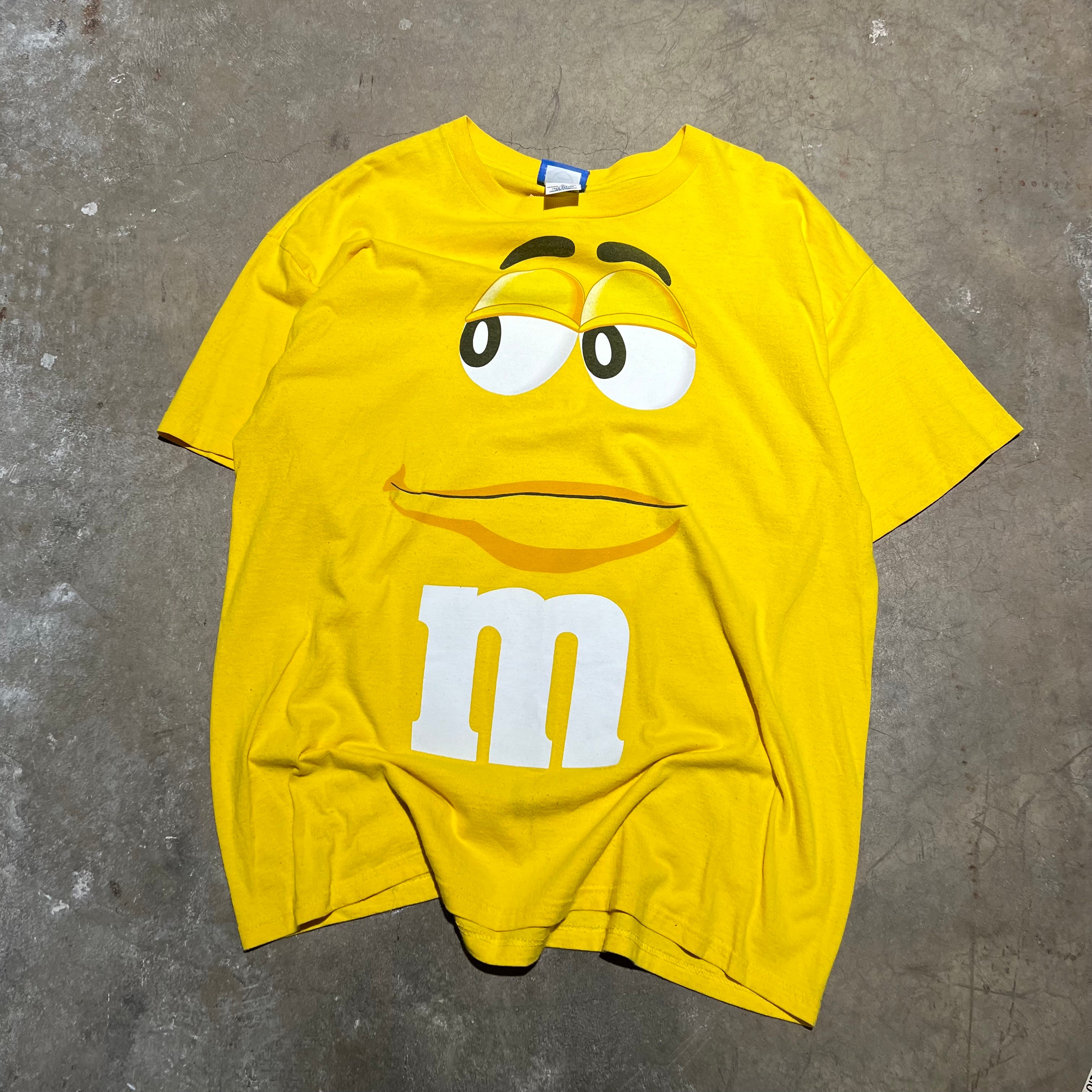size xl - Vintage ' Yellow M&M's ' tee