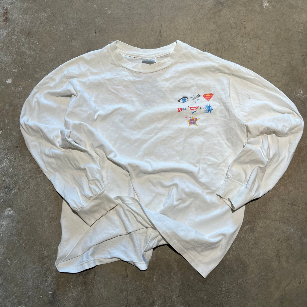size large - Vintage ' 1991 Nick at Nite ' i saw superman and the mole men " ' tee