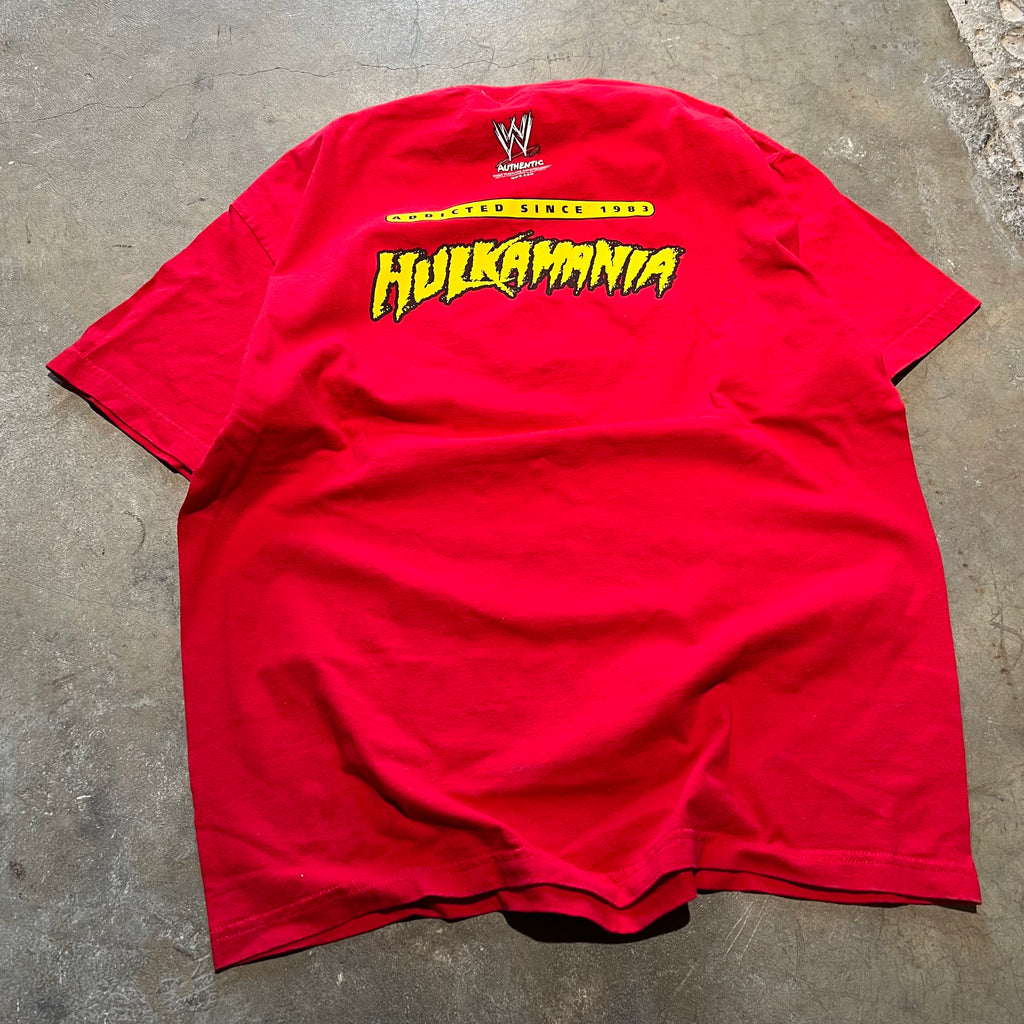 size xl - Vintage ' Hulkamainia Hulk Hogan ' tee