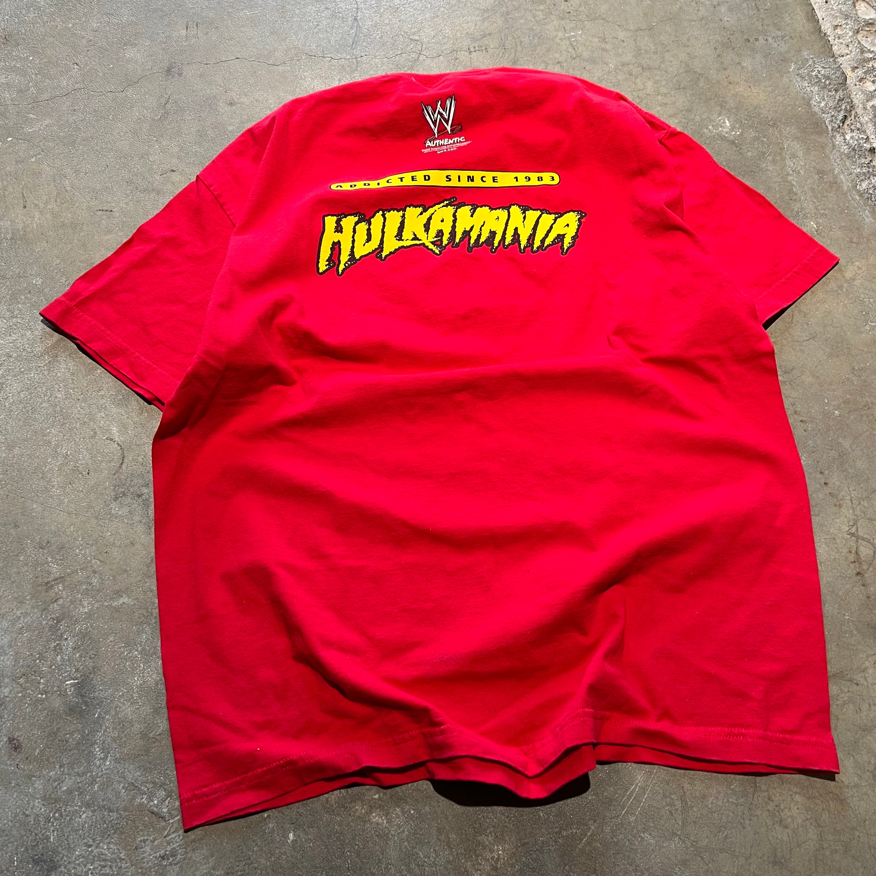 size xl - Vintage ' Hulkamainia Hulk Hogan ' tee
