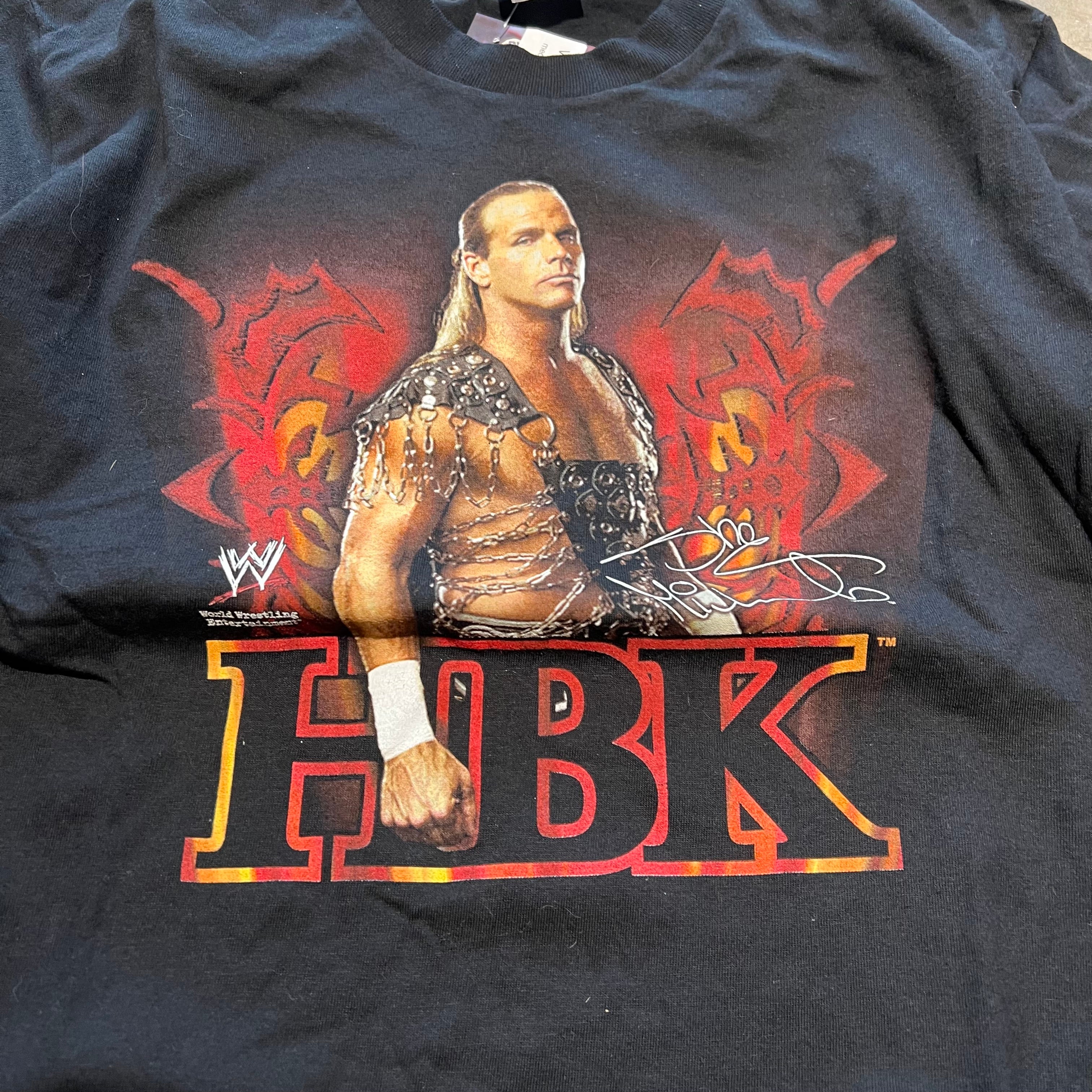 size medium - Vintage ' HBK Wrestling ' tee