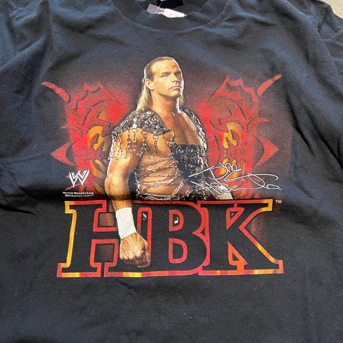 size medium - Vintage ' HBK Wrestling ' tee