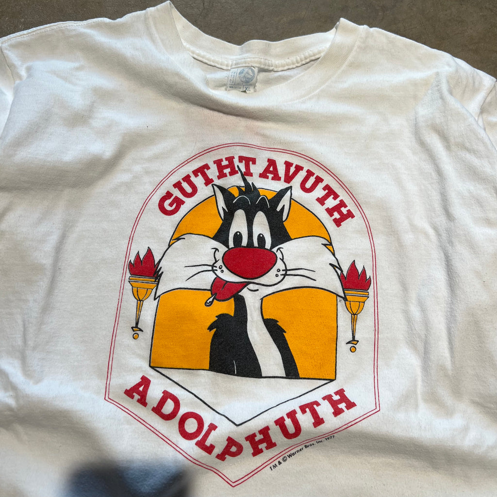 size xl - Vintage ' 80's Sylvester Warner Bros Guthavuth Adolphuth ' tee