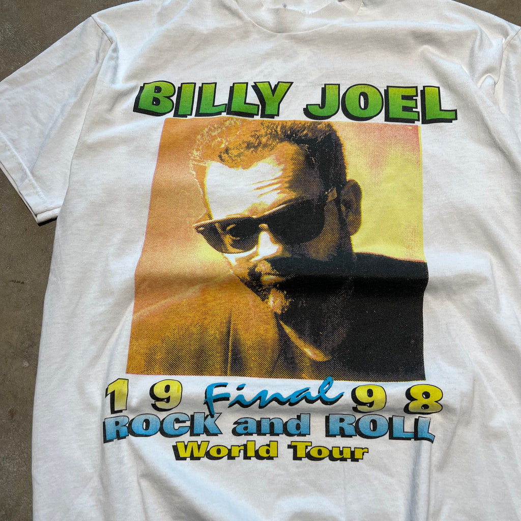 size xl - v ' 1998 Billy Joel Final rock and roll world tour ' tee