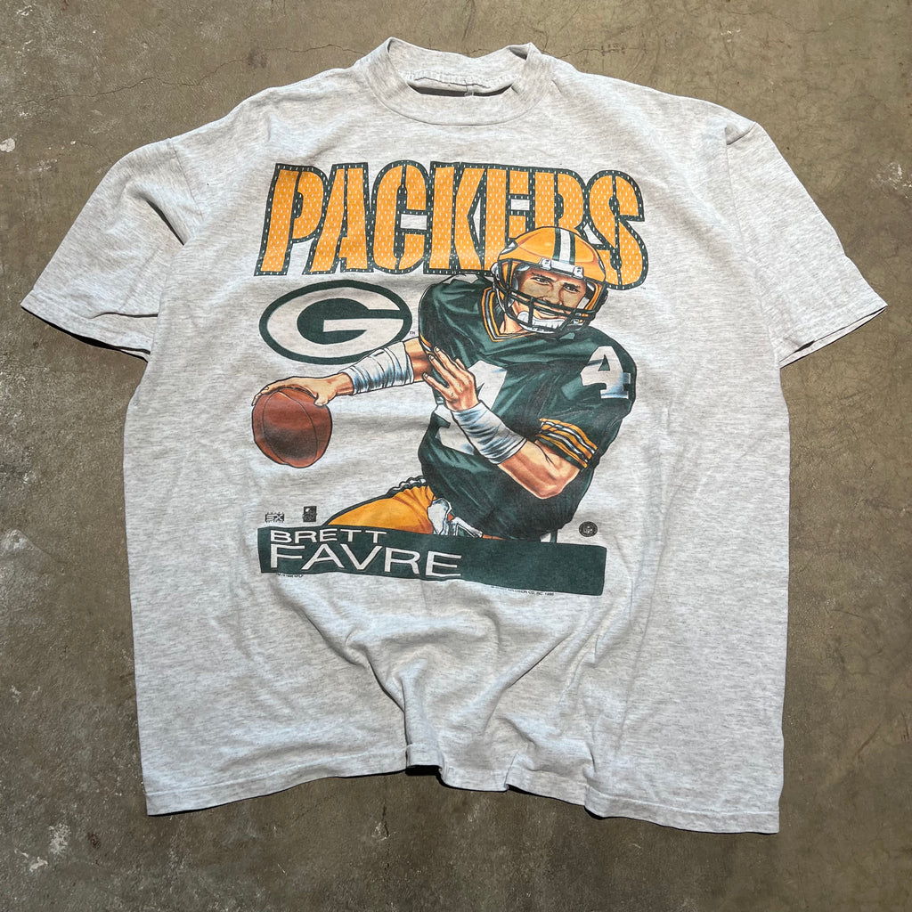 size large - V ' 1996 Brett Favre Green Bay Packers football ' tee