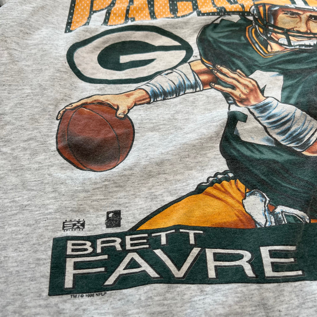 size large - V ' 1996 Brett Favre Green Bay Packers football ' tee
