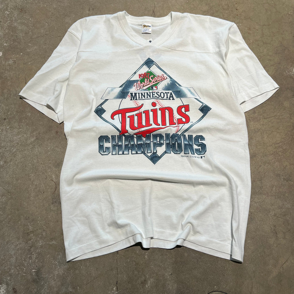 size large - Vintage ' 1998 Minnesota Twins Champions ' tee