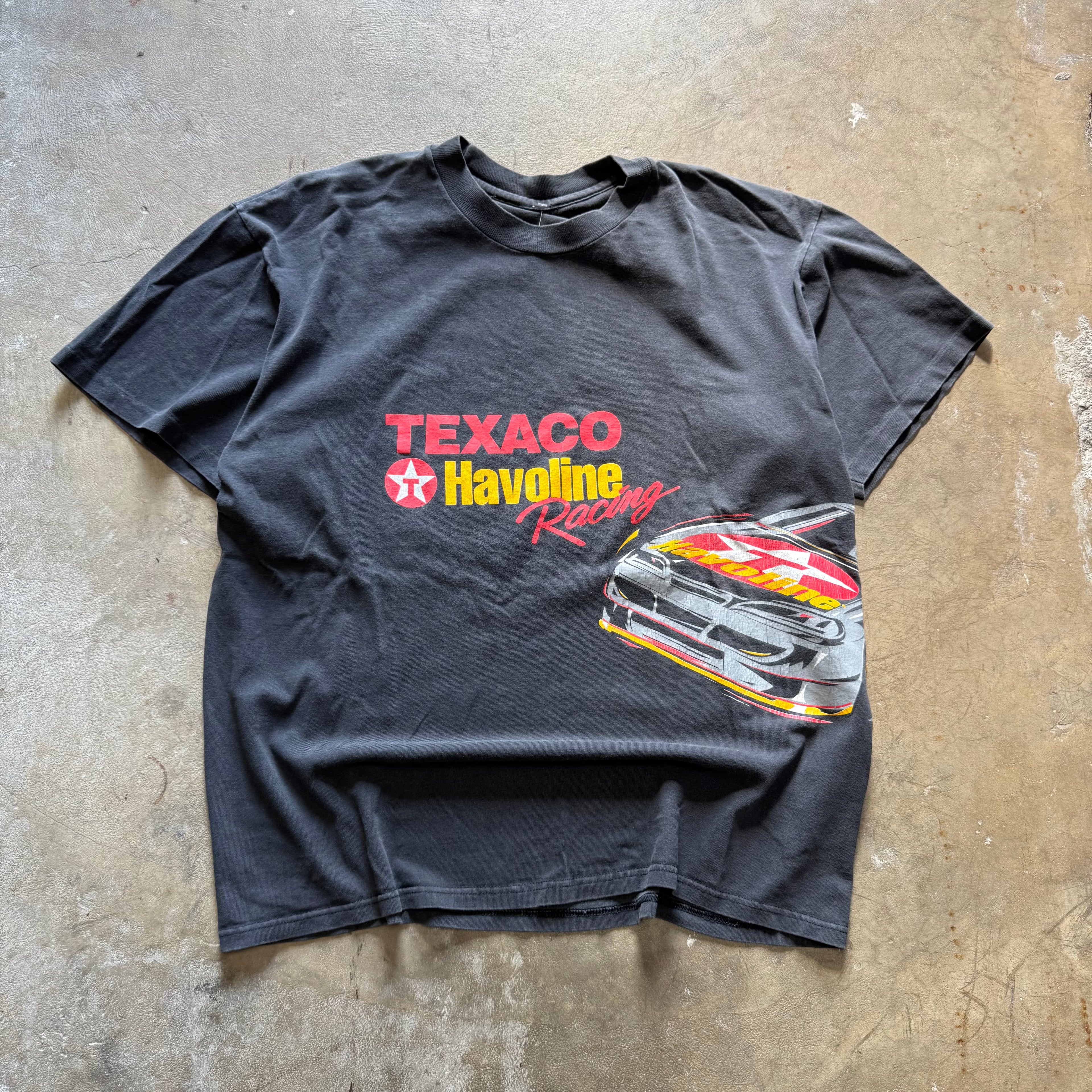 size XL - vintage ' texaco havoline racing ' tee