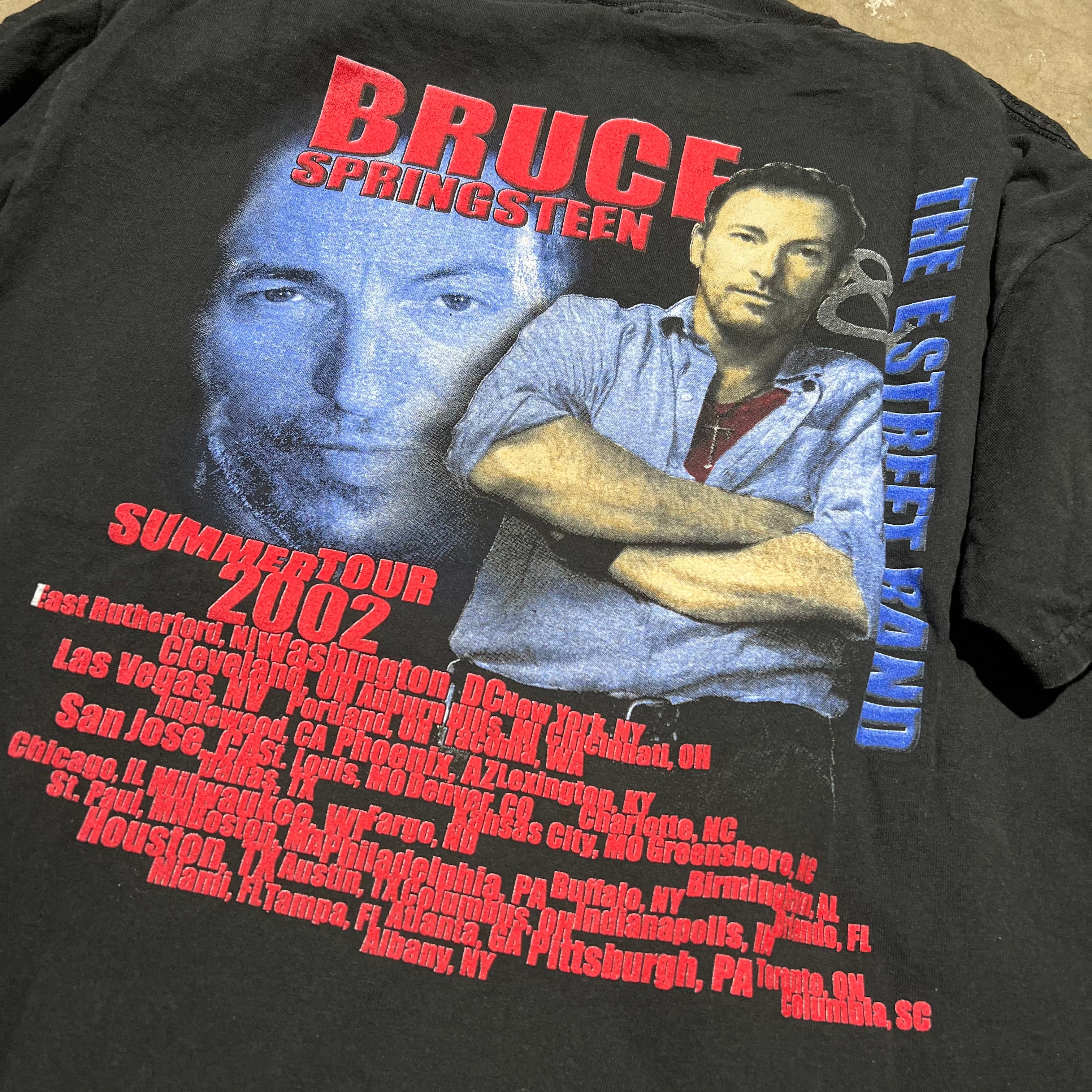 size xl - Vintage  ' 2002 Bruce Springstreen summer tour ' tee
