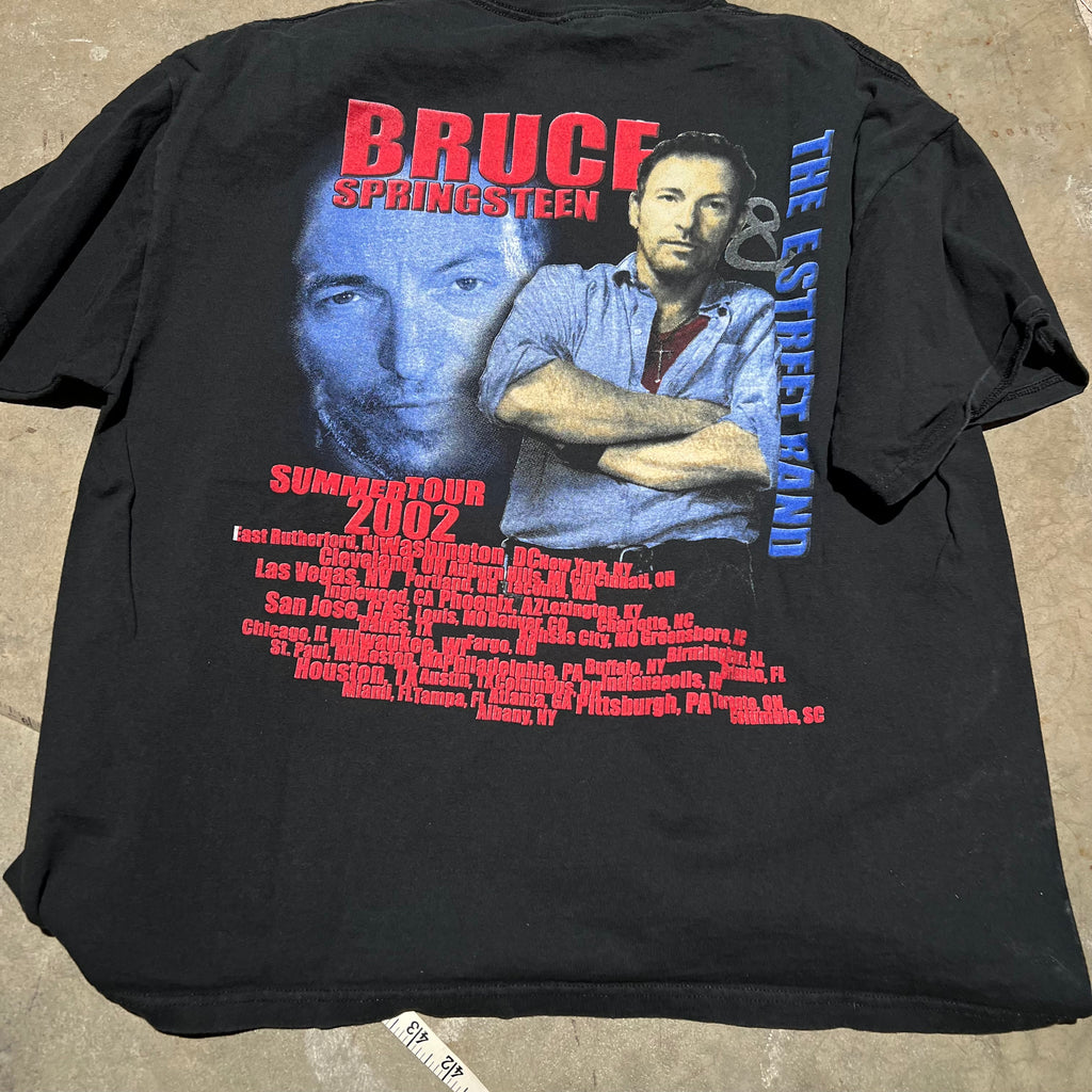 size xl - Vintage  ' 2002 Bruce Springstreen summer tour ' tee