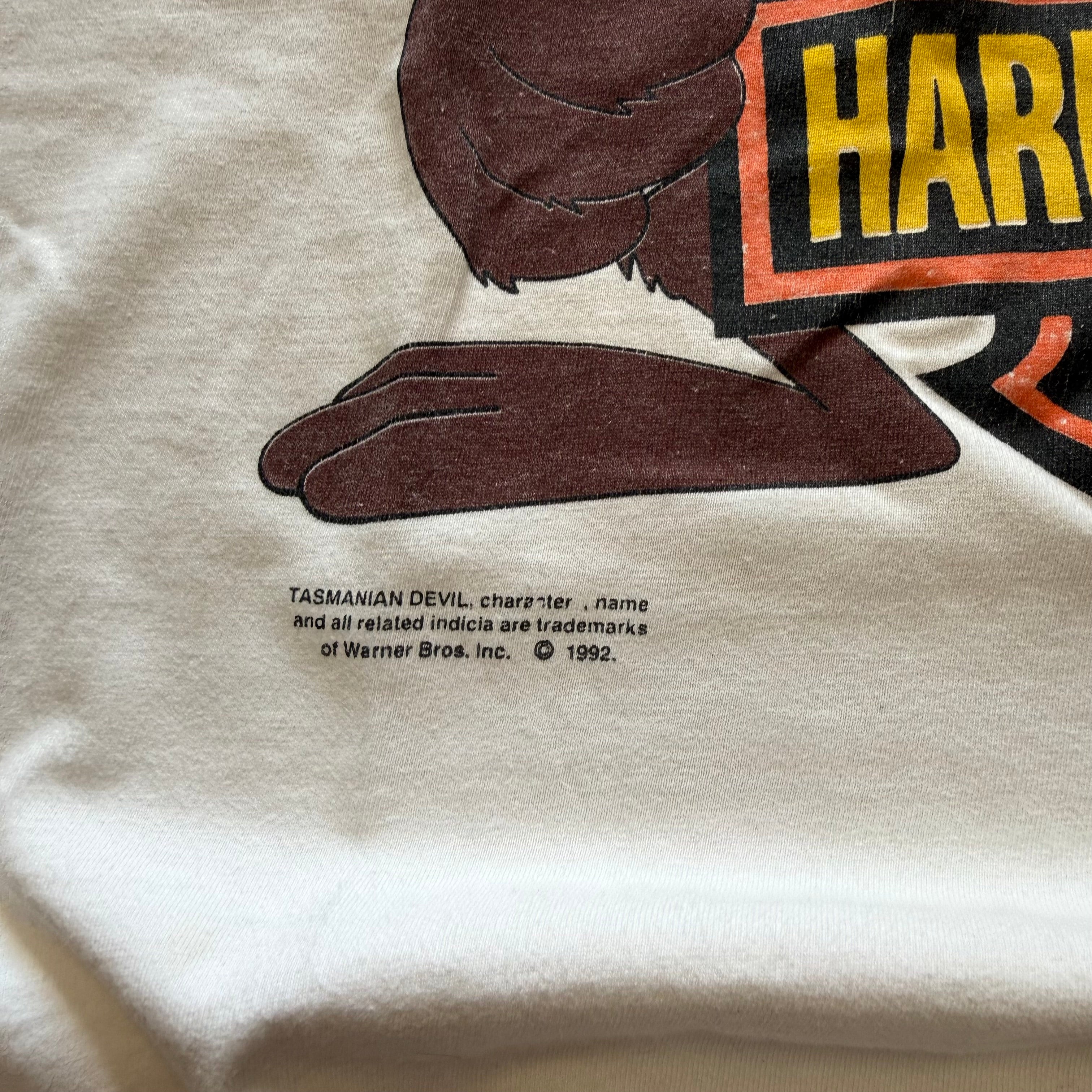 size XL - Vintage ' 1992 Tazz Harley Davidson Me Like Harley ' tee