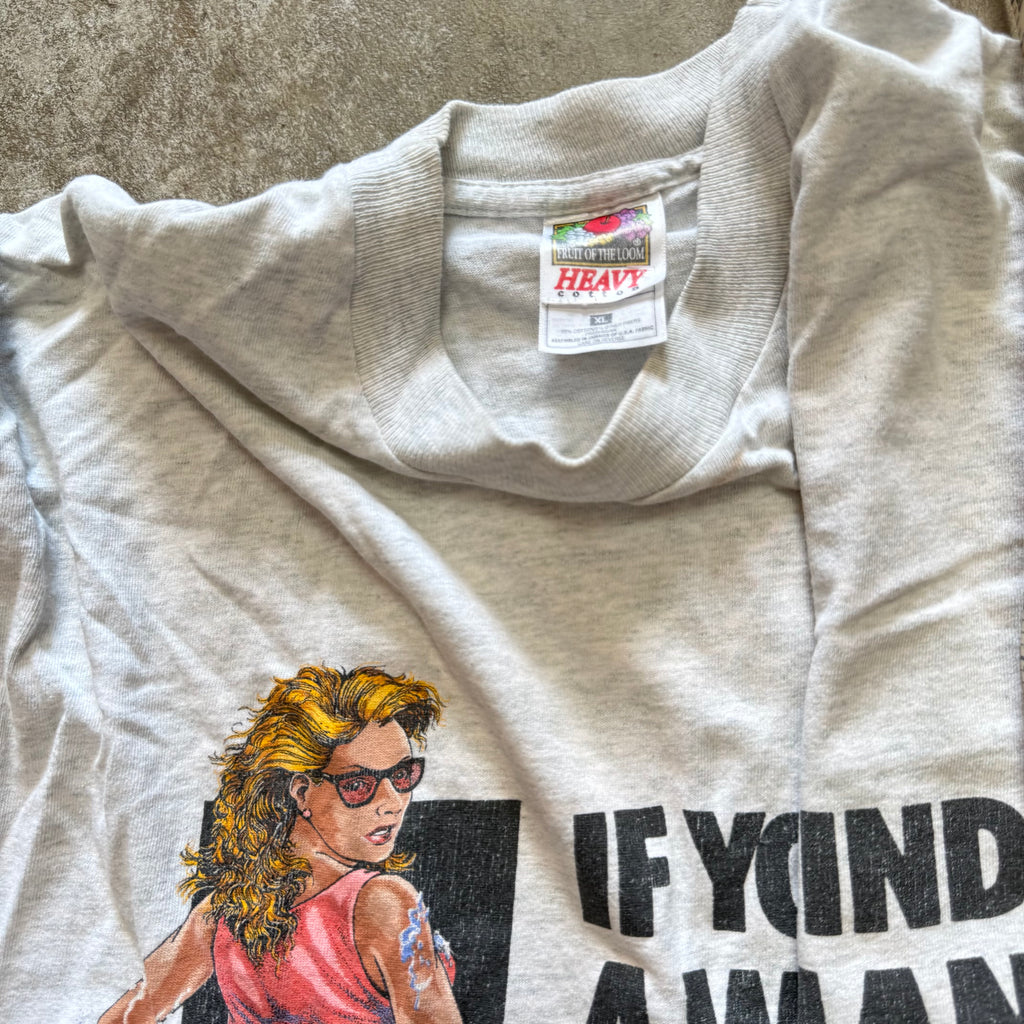 size XL - Vintage ' 1997  Sturgis Woman Wash Bike ' tee