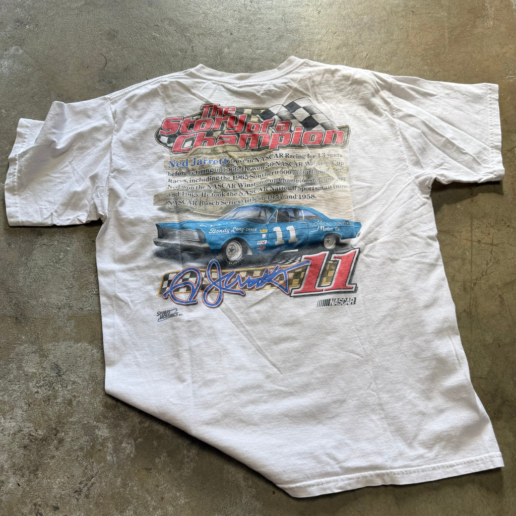 Size Large - Vintage ' Nascar Ned Jarrett Racing ' Tee
