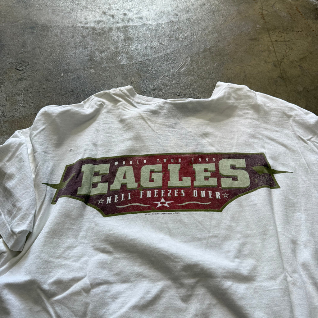 size xxl - Vintage ' 1994 The Eagles Hell Freezes Over Tour ' band tee
