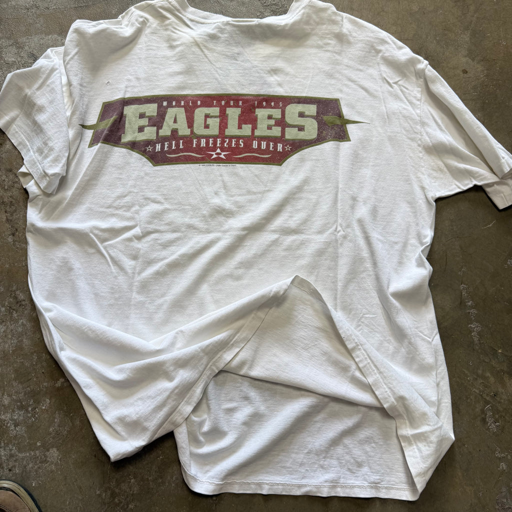 size xxl - Vintage ' 1994 The Eagles Hell Freezes Over Tour ' band tee