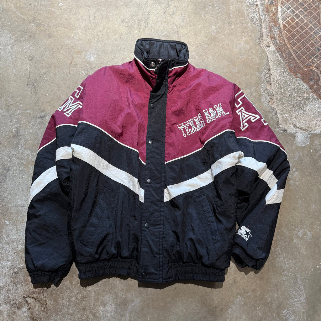 size small - Vintage ' Texas A&M Starter Jacket '
