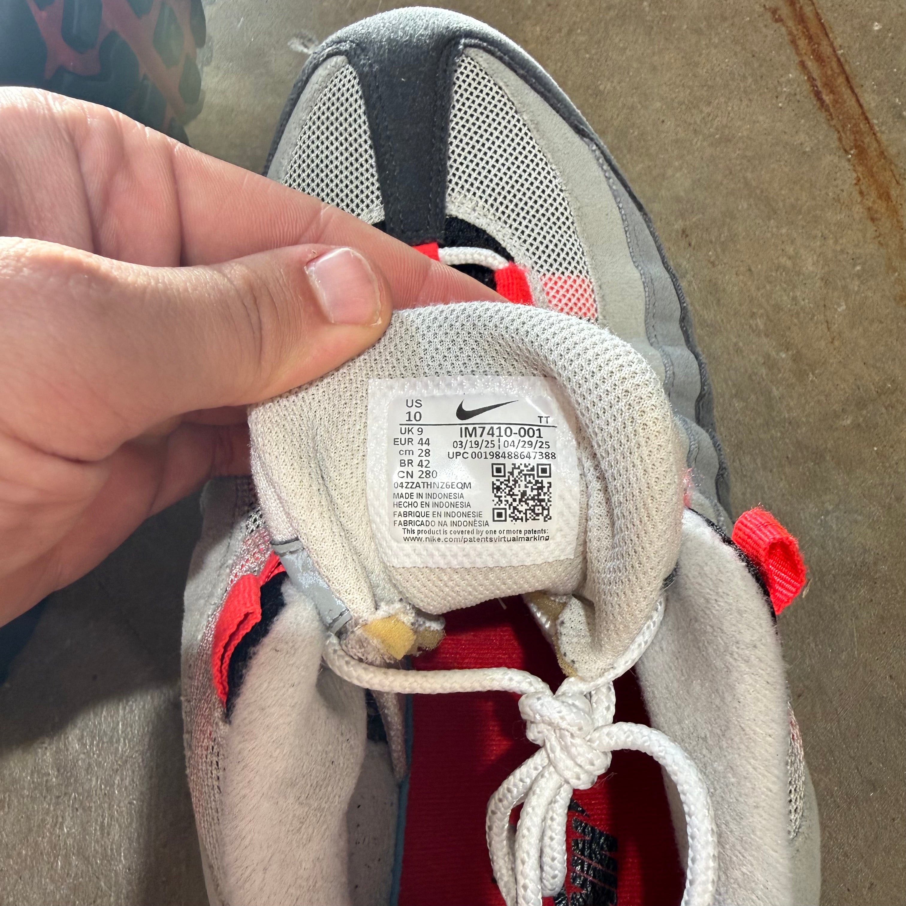 size 10 - Air Max 95 OG ' Big Bubble Solar Red 2.0 2025 '