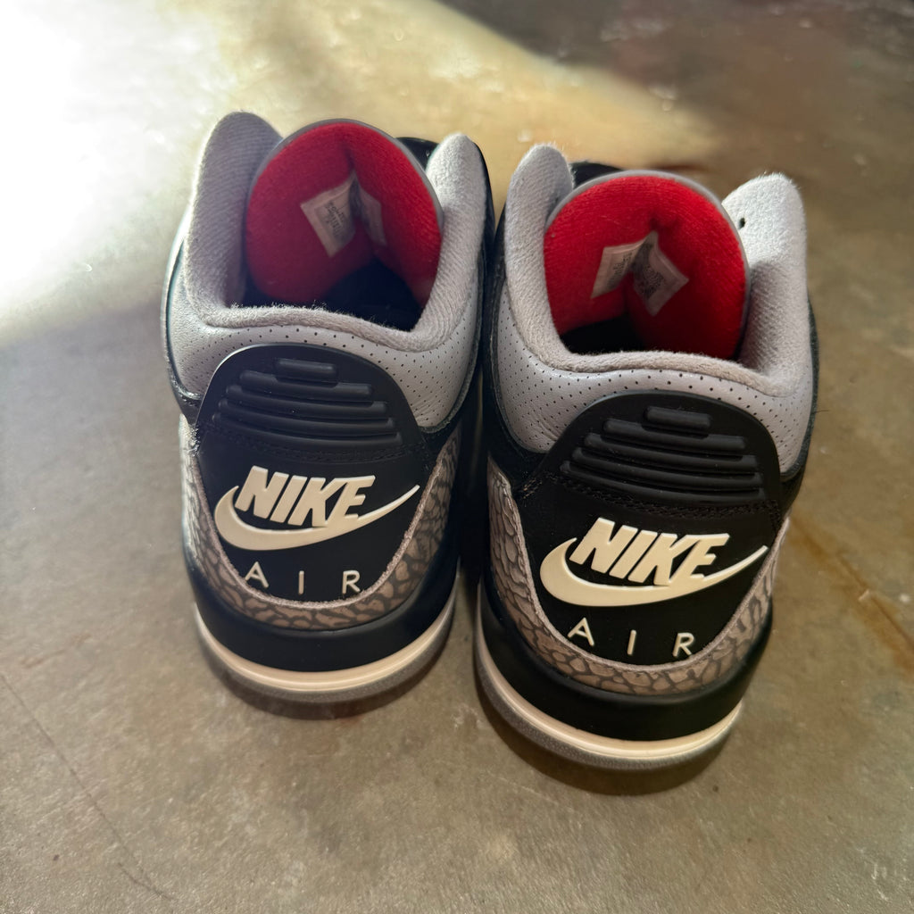 size 10 - Jordan 3 Retro ' Black Cement 2024 '