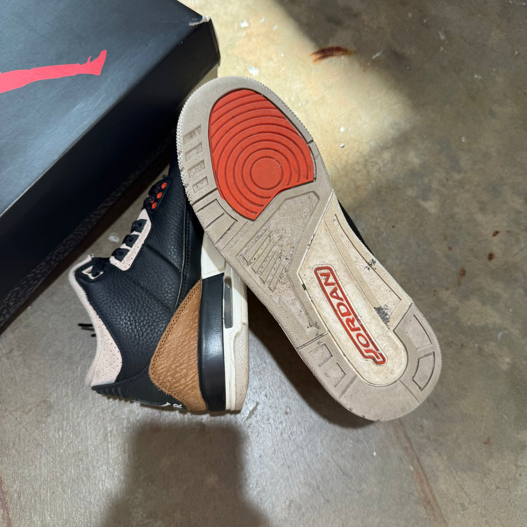size 5.5y - Jordan 3 Retro ' Desert Elephant '