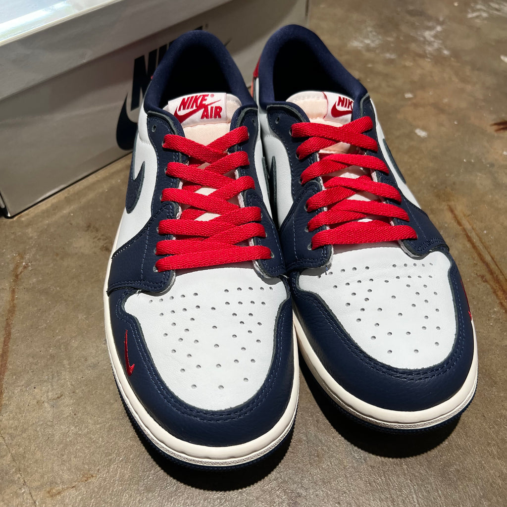 size 9.5 - Jordan 1 Low Retro ' Howard University '