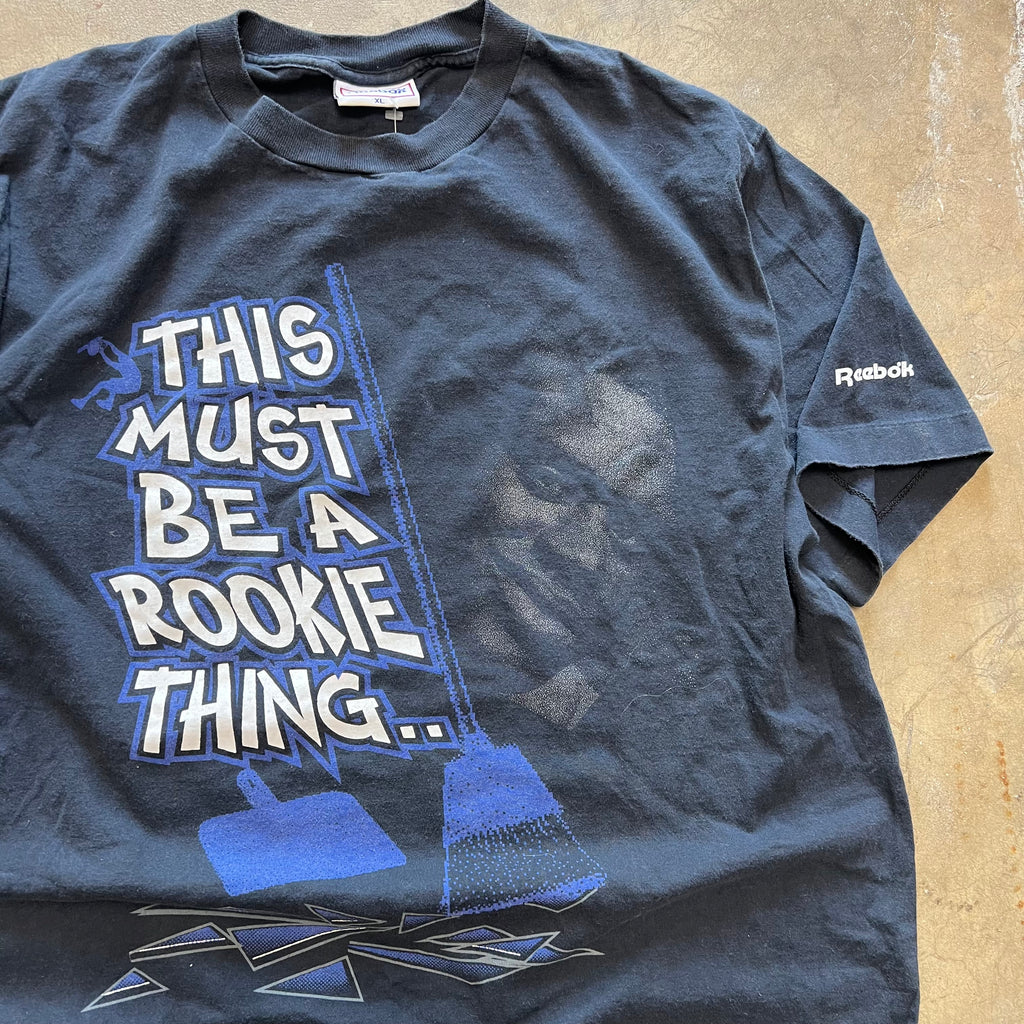 size xl - Vintage ' Shaq This must be a rookie thing ' tee