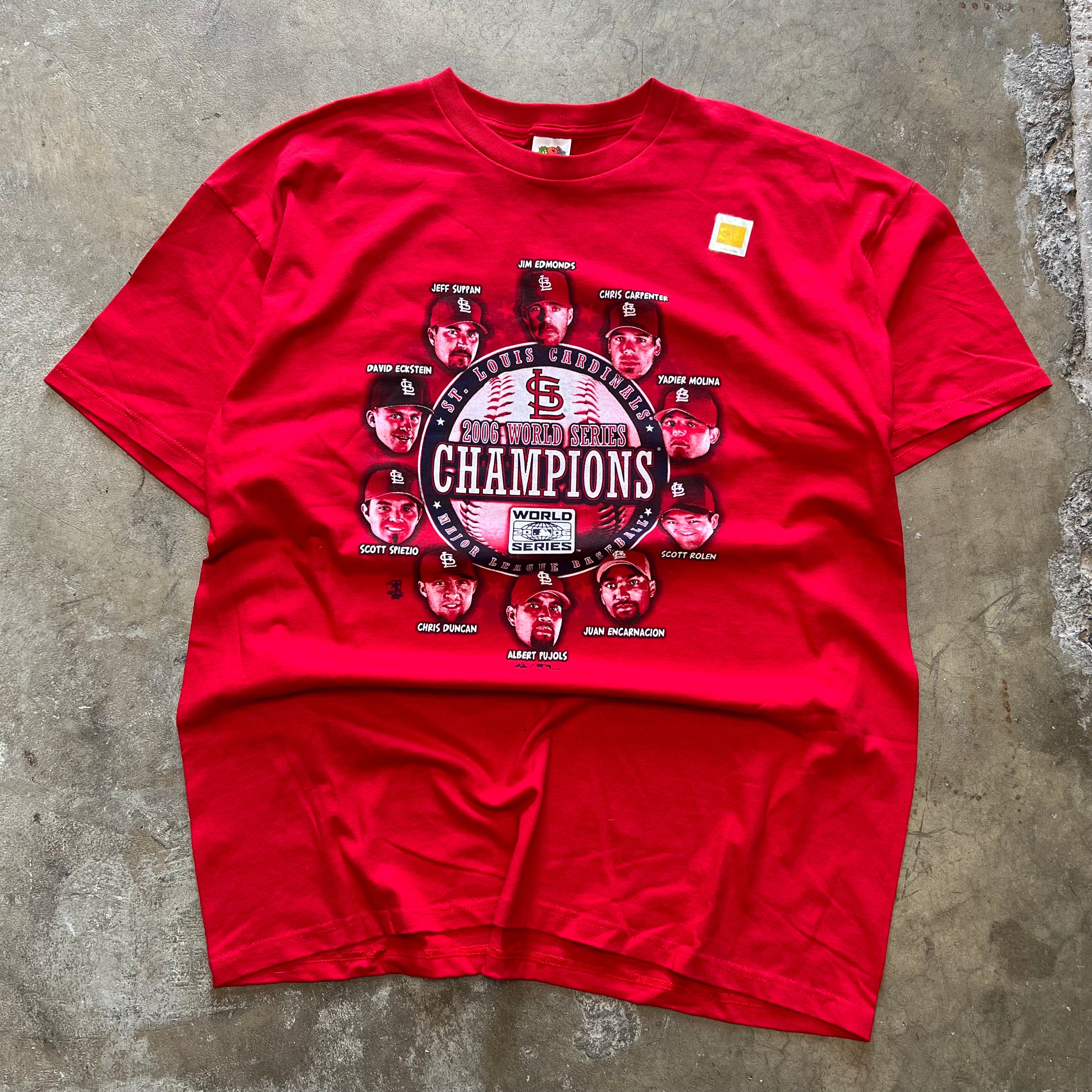 size xxl - Vintage 2006 World series Cardinals tee
