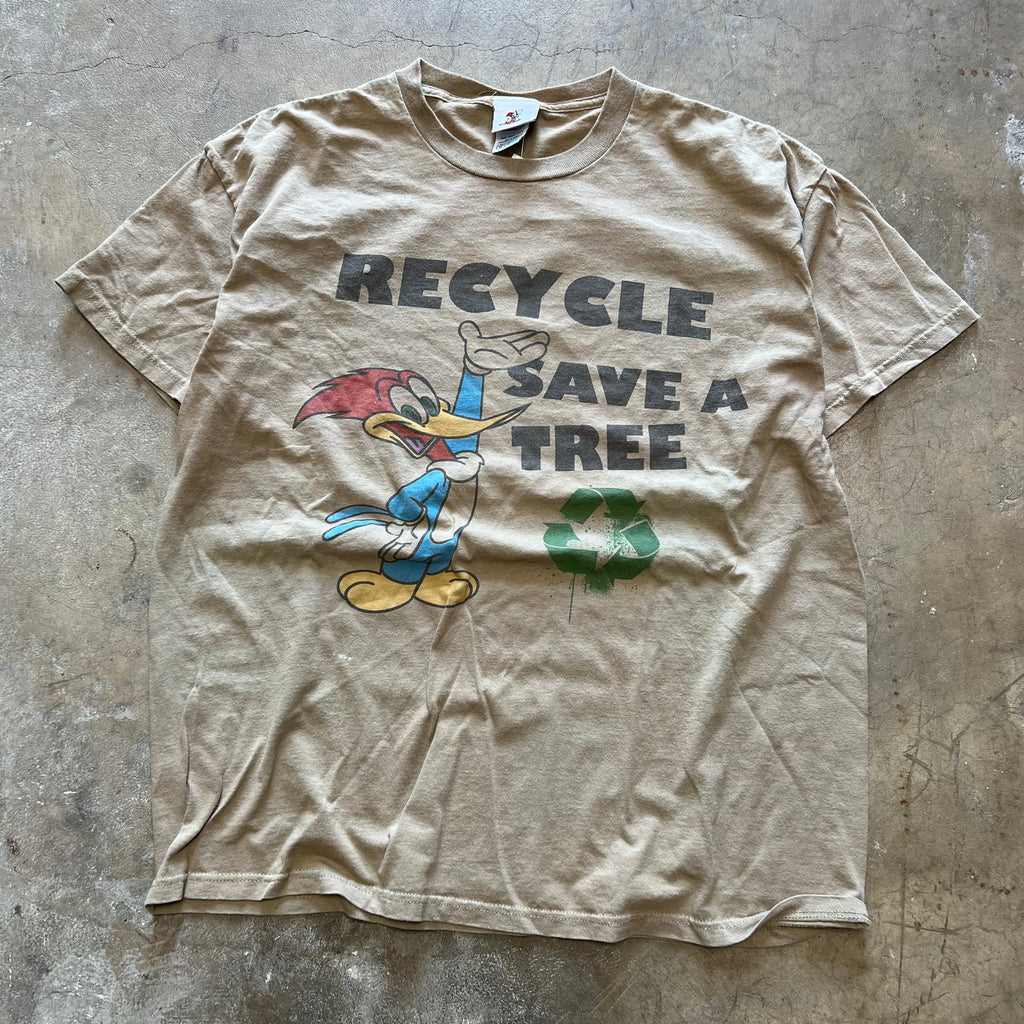 size xl - Vintage ' Woody Woodpecker Recycle ' tee