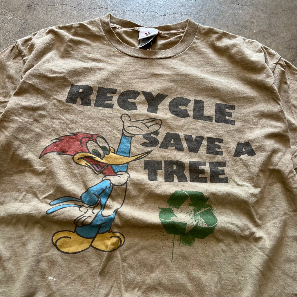 size xl - Vintage ' Woody Woodpecker Recycle ' tee