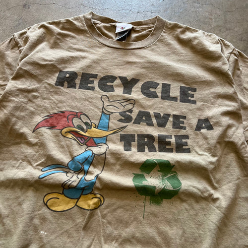 size xl - Vintage ' Woody Woodpecker Recycle ' tee