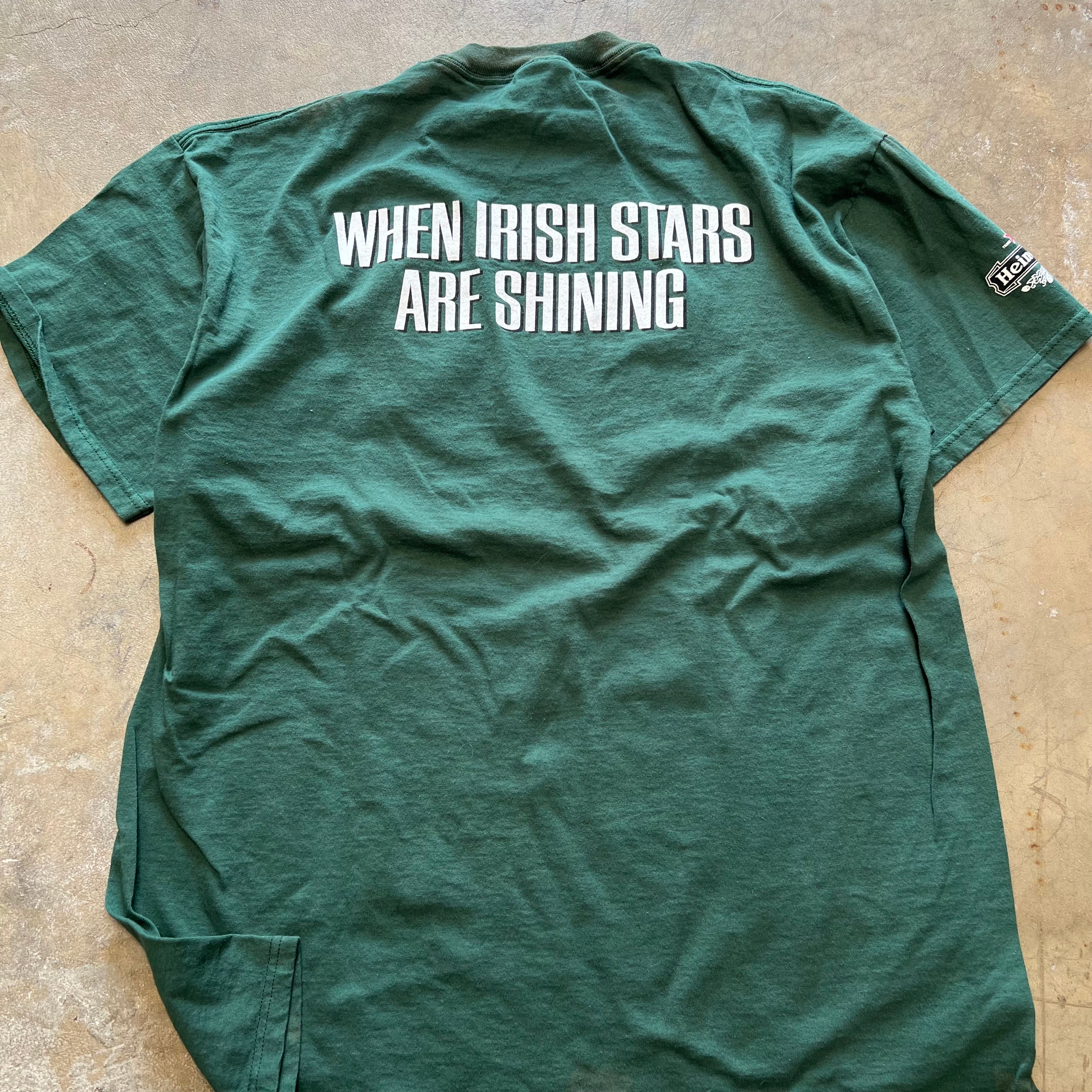 size xl - Vintage ' Heineken Irish ' tee