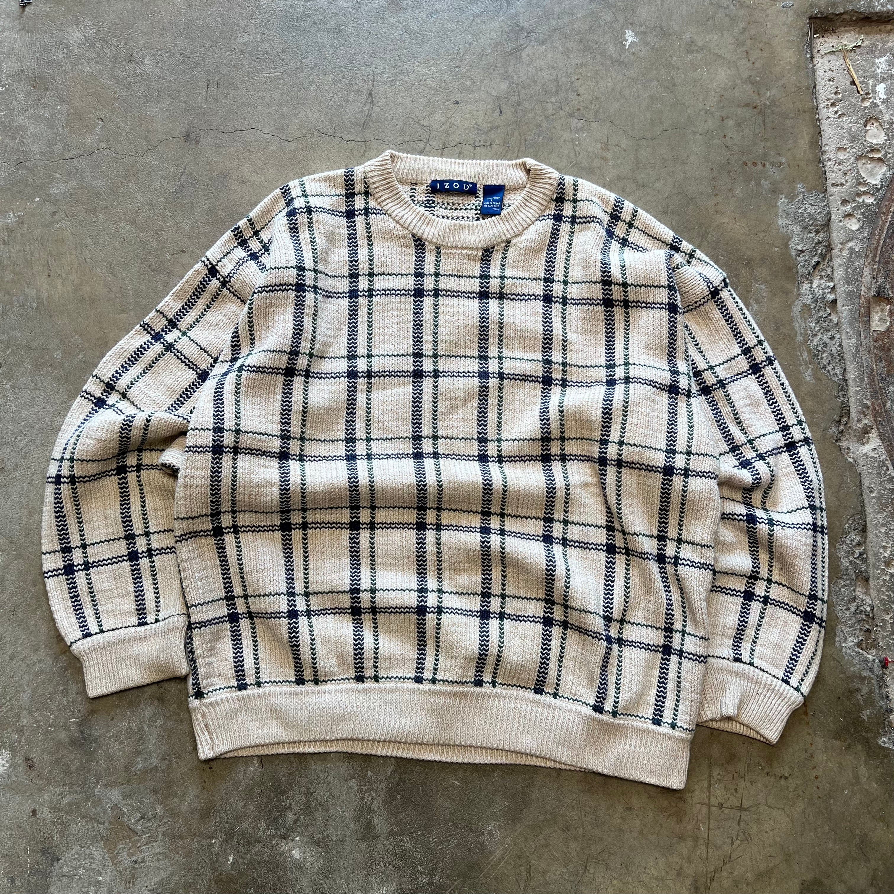size large - Vintage ' Izod wool ' sweater