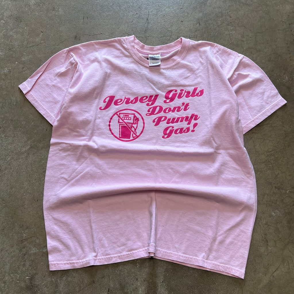 size large - Vintage ' Jersey Girls Dont Pump Gas ' tee