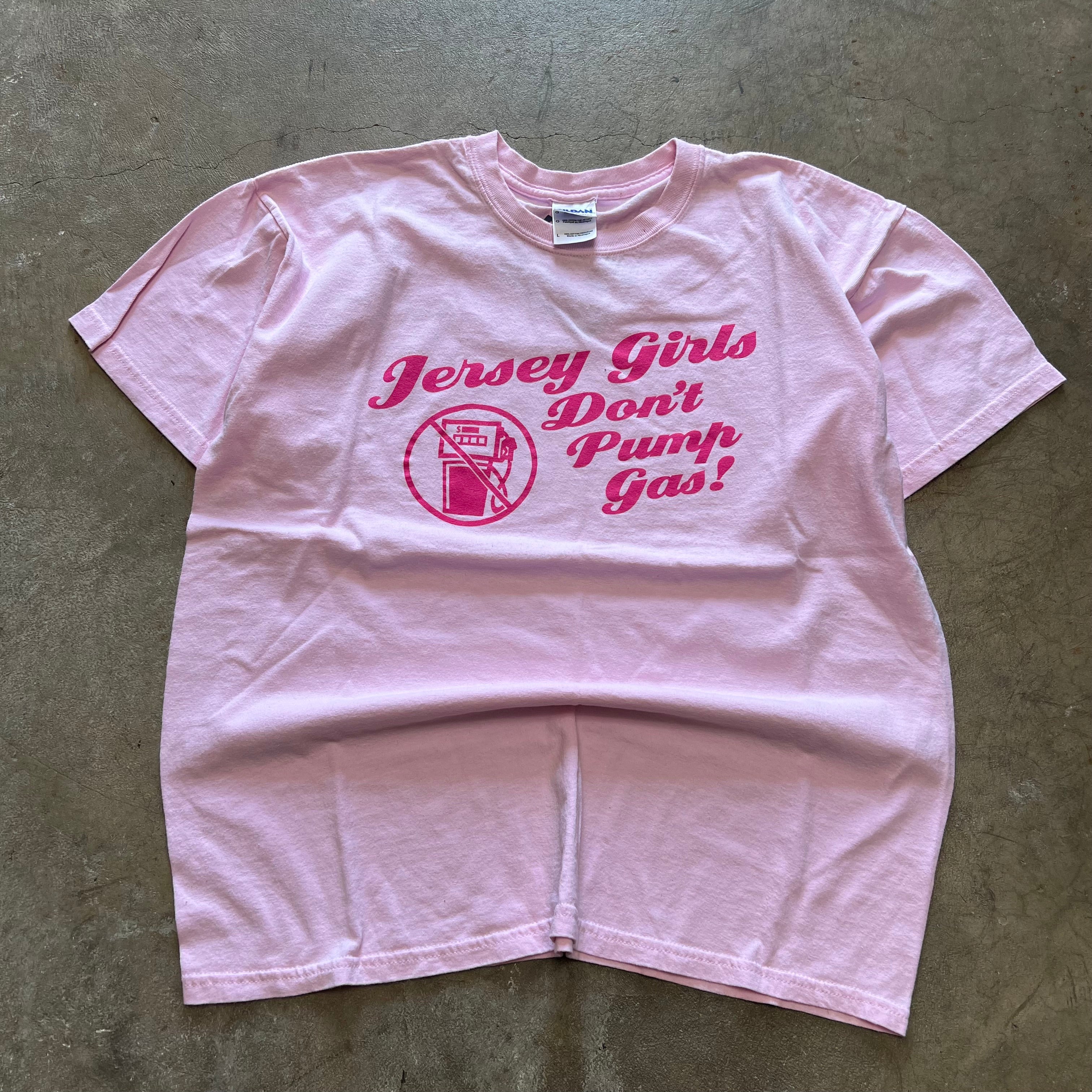 size large - Vintage ' Jersey Girls Dont Pump Gas ' tee