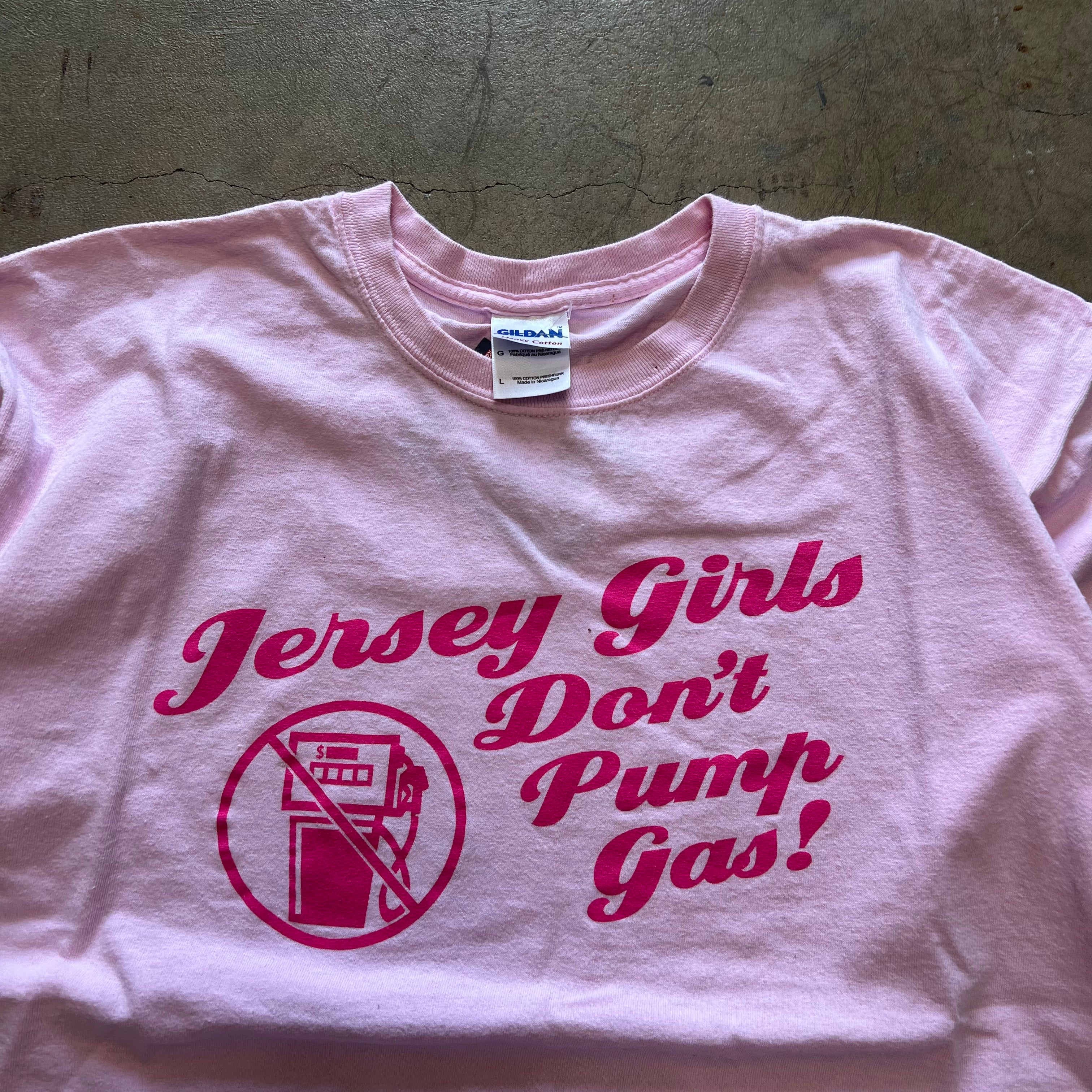 size large - Vintage ' Jersey Girls Dont Pump Gas ' tee