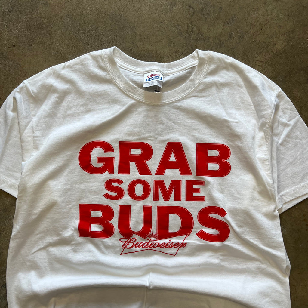 size large - Vintage Grab some Buds Budweiser ' tee