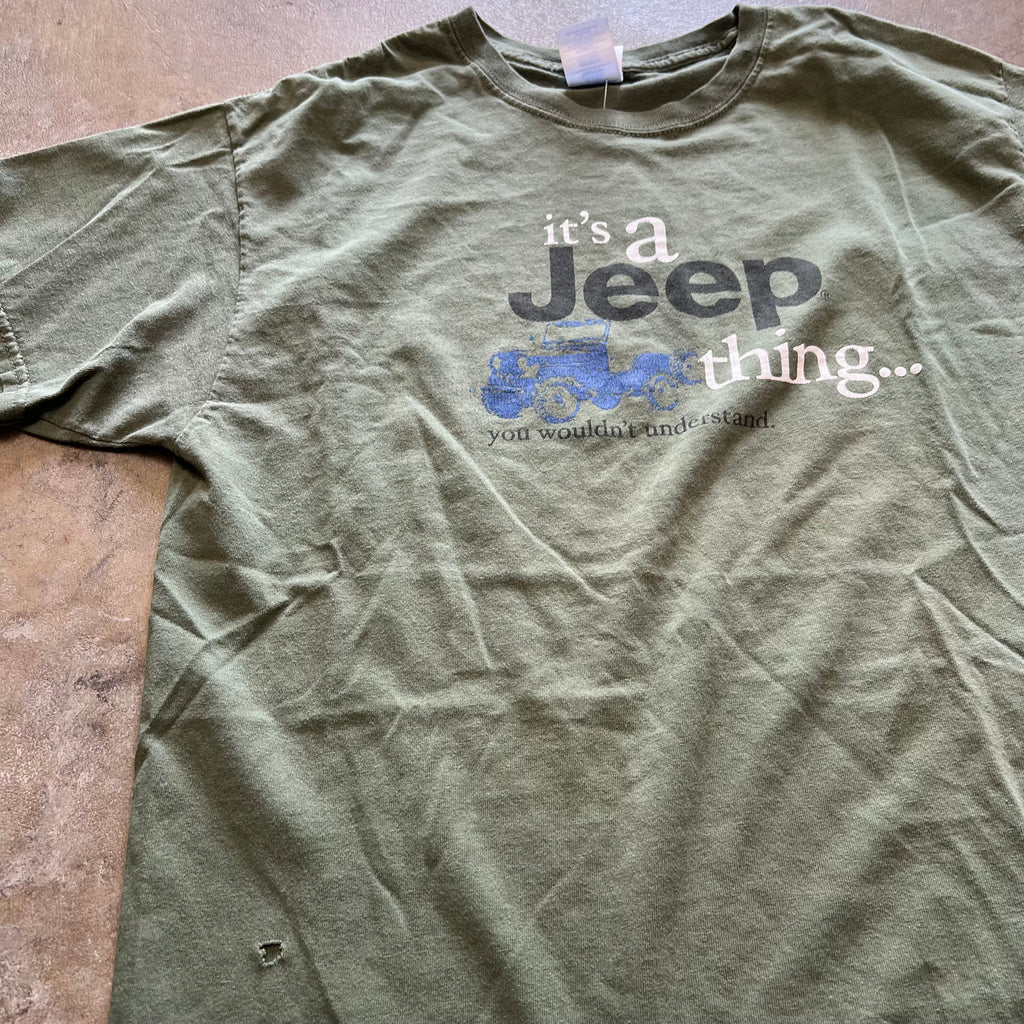 size large - Vintage its a Jeep Thing Tee